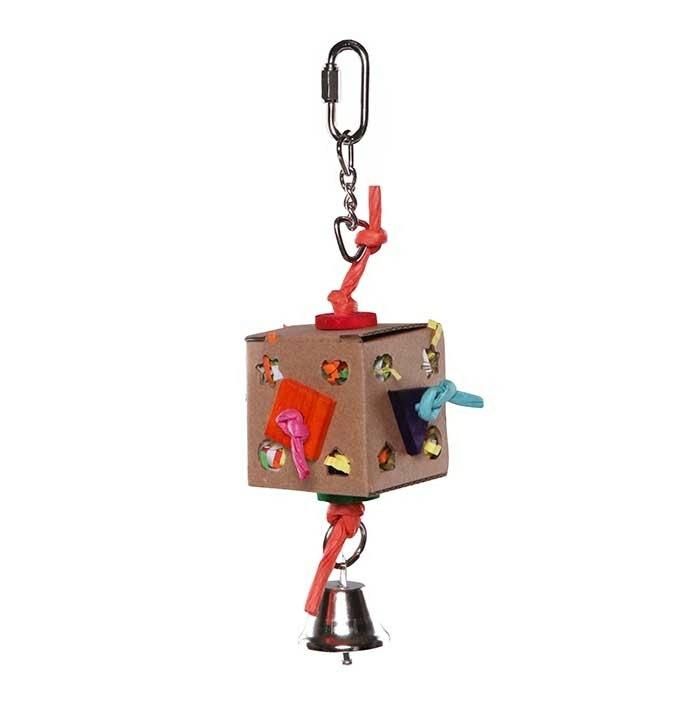 Activity Box With Bell Bird Toy Small Bird