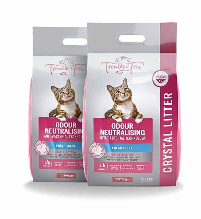 Anti Bacterial Cat Litter 15L X 2 Cat