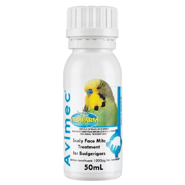 Avimec Budgie Topical Liquid 50Ml Bird