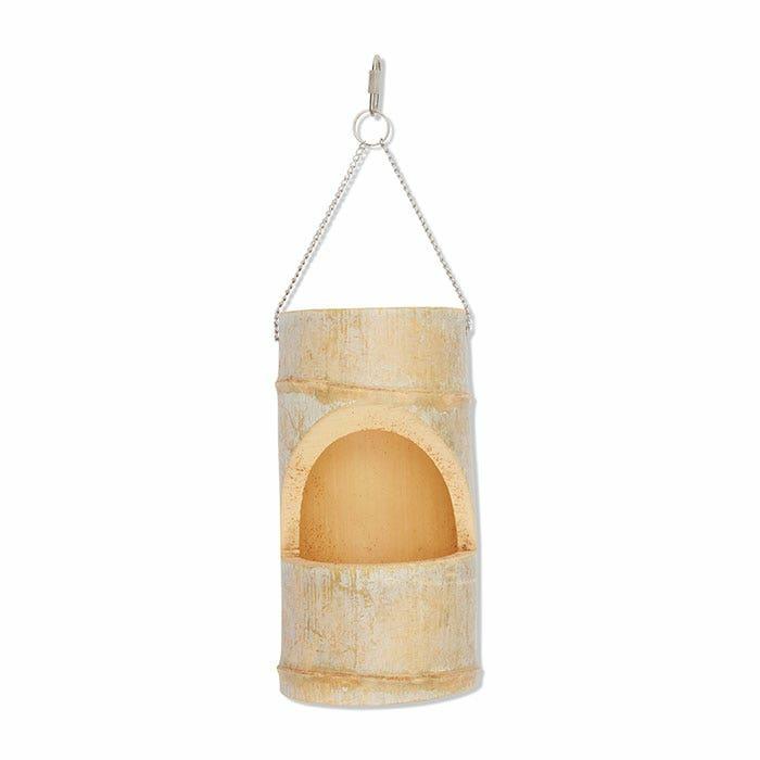 Bamboo Bird Feeder Natural 43X11Cm Bird