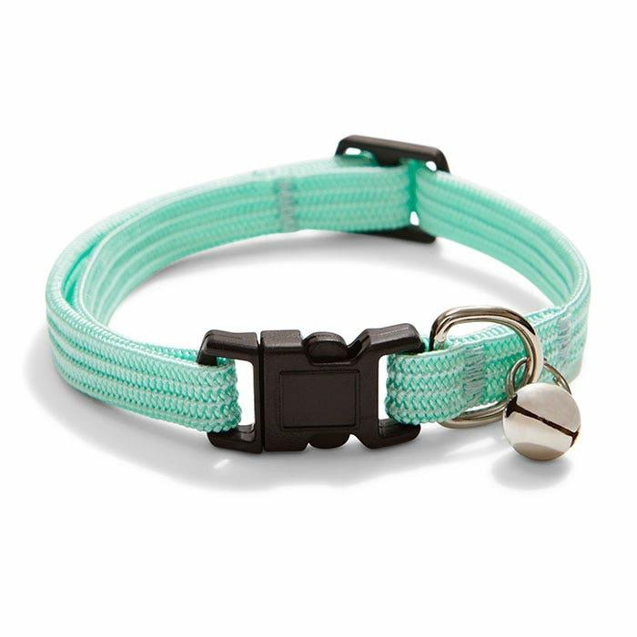 Braided Stretch Cat Collar Mint 20-30Cm Cat