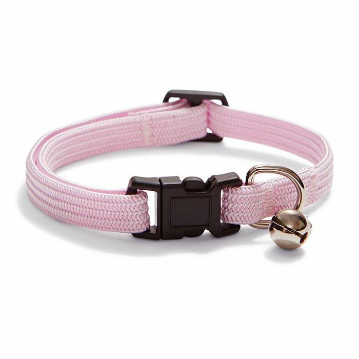 Braided Stretch Cat Collar Pink 20-30Cm Cat