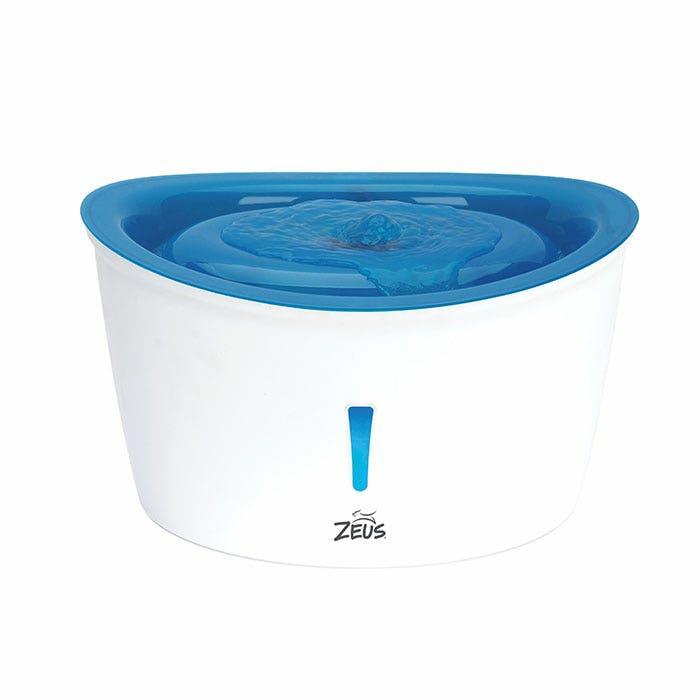 Cascade Dog Water Fountain White Blue 6L Dog