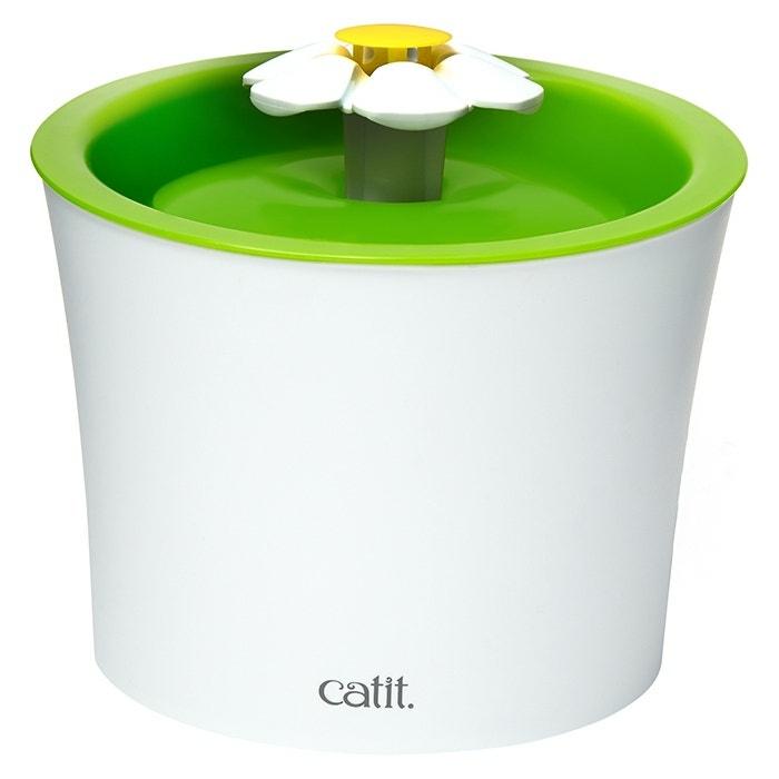 Cat Flower Drinking Fountain Green 3L Cat