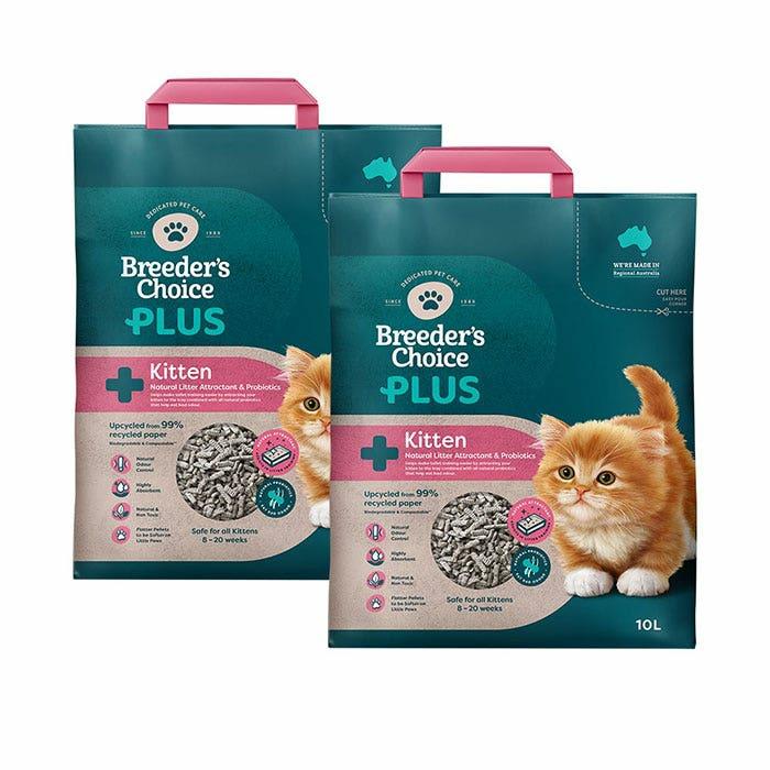 Cat Litter Plus Kitten 10L X 2 Cat