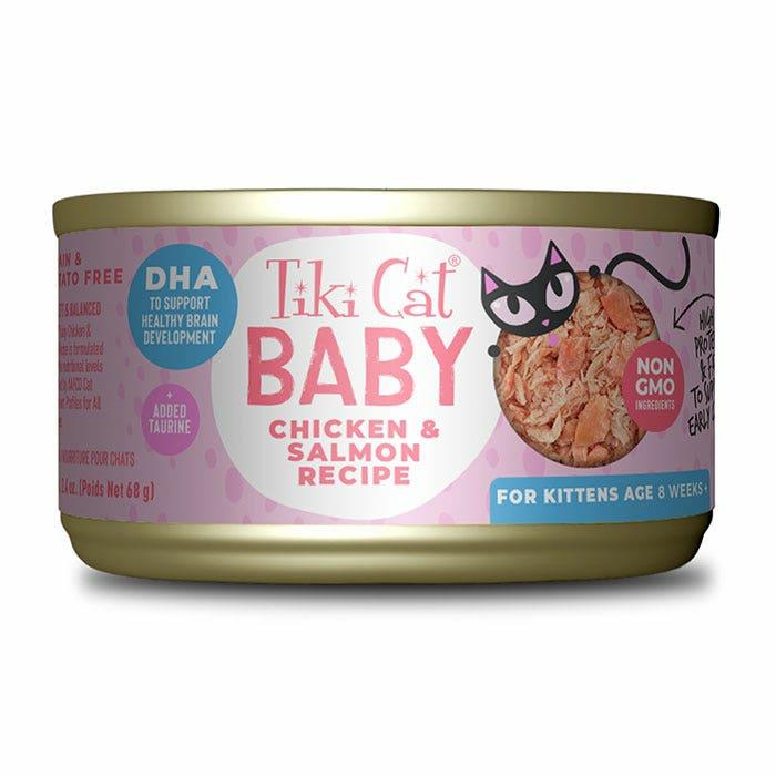 Chicken & Salmon Recipe Kitten Food Can 68Gx12 Cat