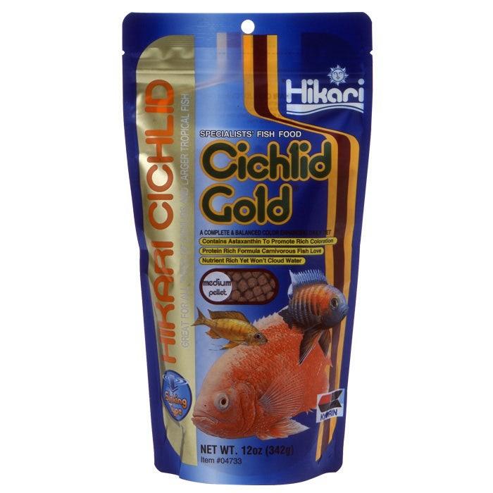 Cichlid Gold Sinking Medium Fish Food – 342G Fish