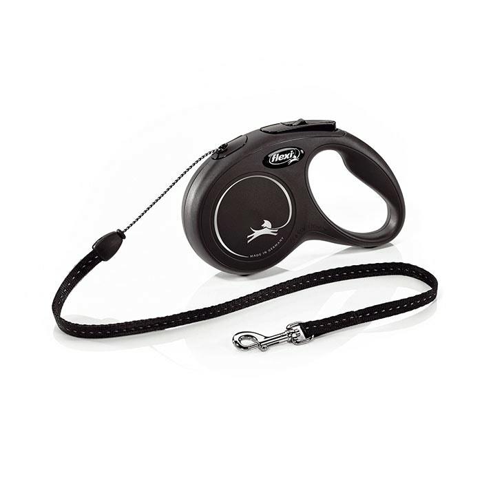 Classic Cord 5M Dog Lead Black Dog