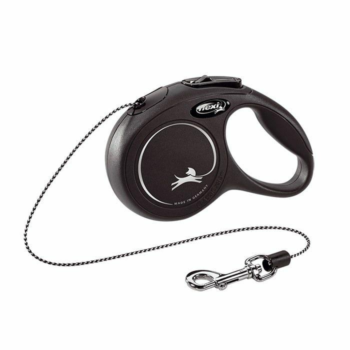 Classic Retractable Cord Cat Lead Black 3M Cat