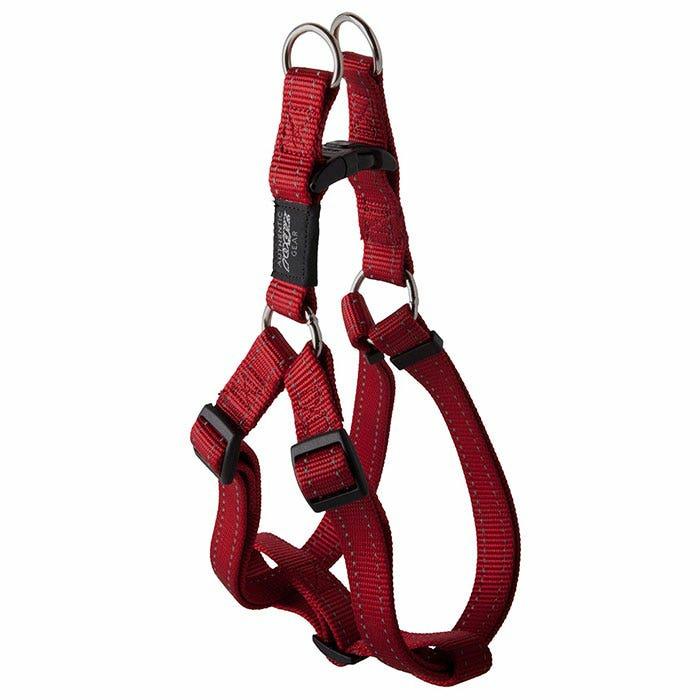 Classic Step-In Dog Harness Red Dog