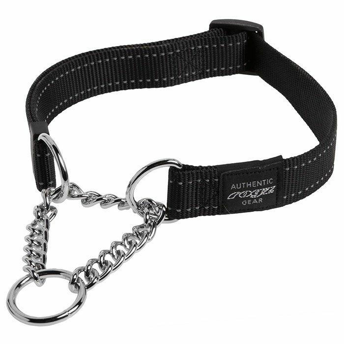 Control Chain Dog Collar Black Dog