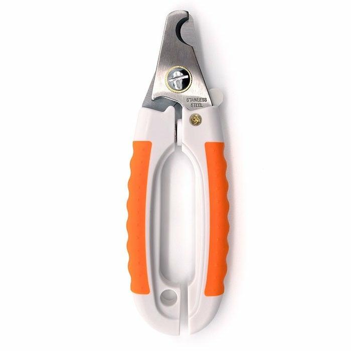 Dog Nail Clipper Orange White L Dog