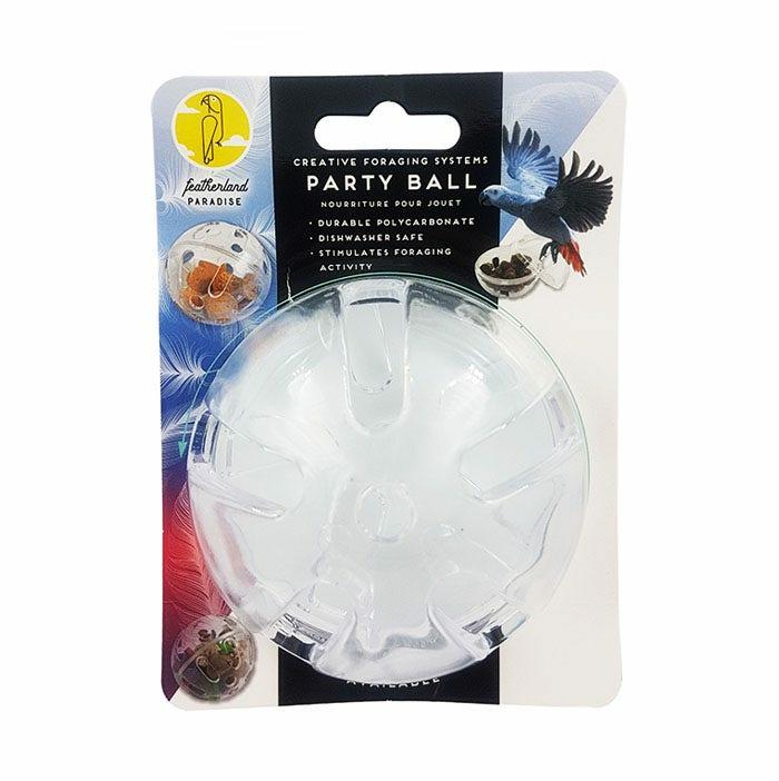 Foraging Party Ball Bird Toy 7.5Cm Bird