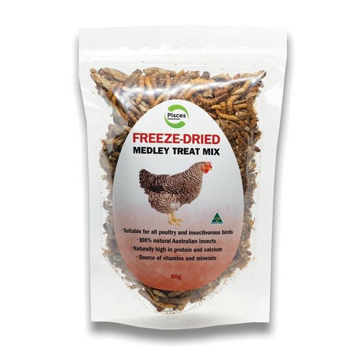 Freeze-Dried Medley Poultry Treat 50G Chicken