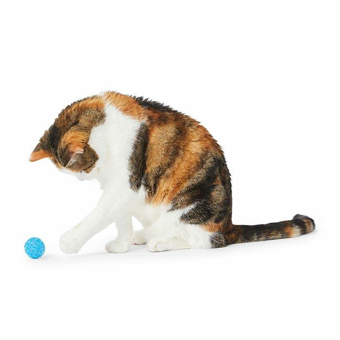 Glitter Ball With Bell Cat Toy Assorted Cat