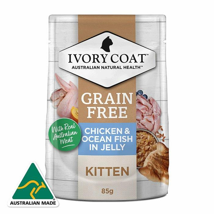 Grain Free Chicken & O Fish Kitten Pouch 85G X 48 Cat