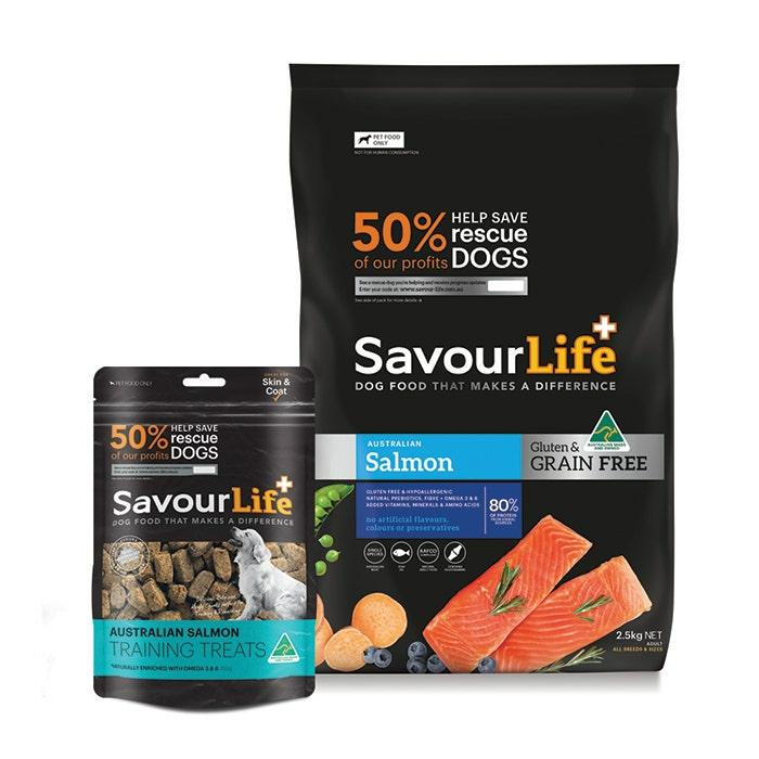 Grain Free Salmon Adult Dog Food 2.5Kg & Salmon Dog Training Treat 150G Dog