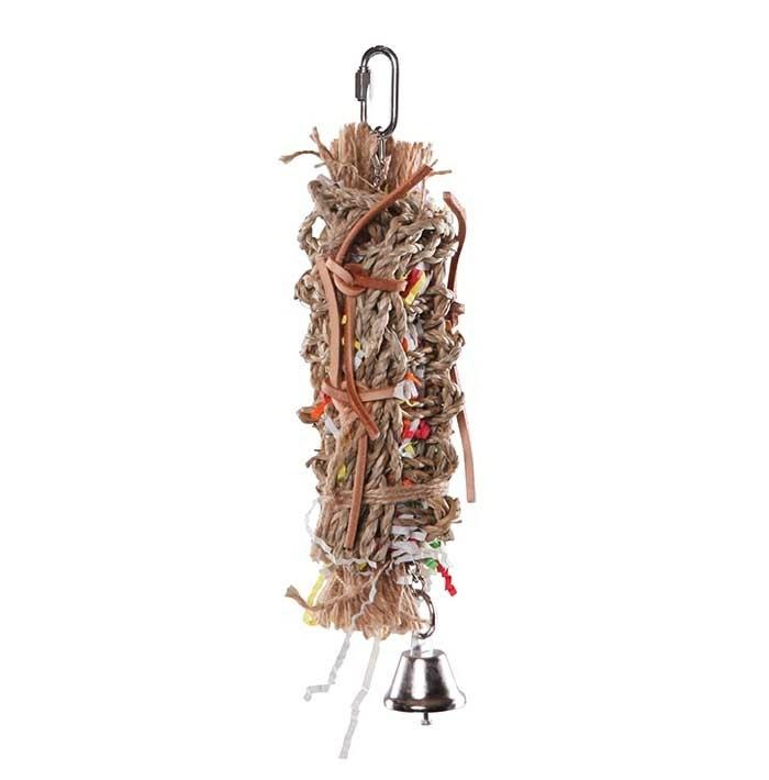 Hanging Foraging Crinkle Vine Bird Toy Small Bird