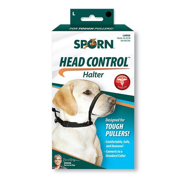 Head Halter Dog Collar Black Dog