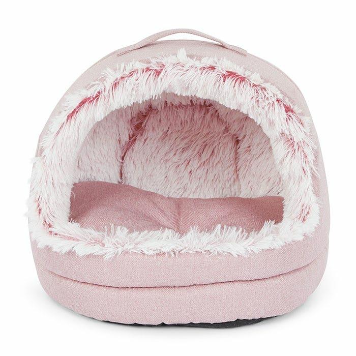 Hooded Calming Cat Dome Pink Cat