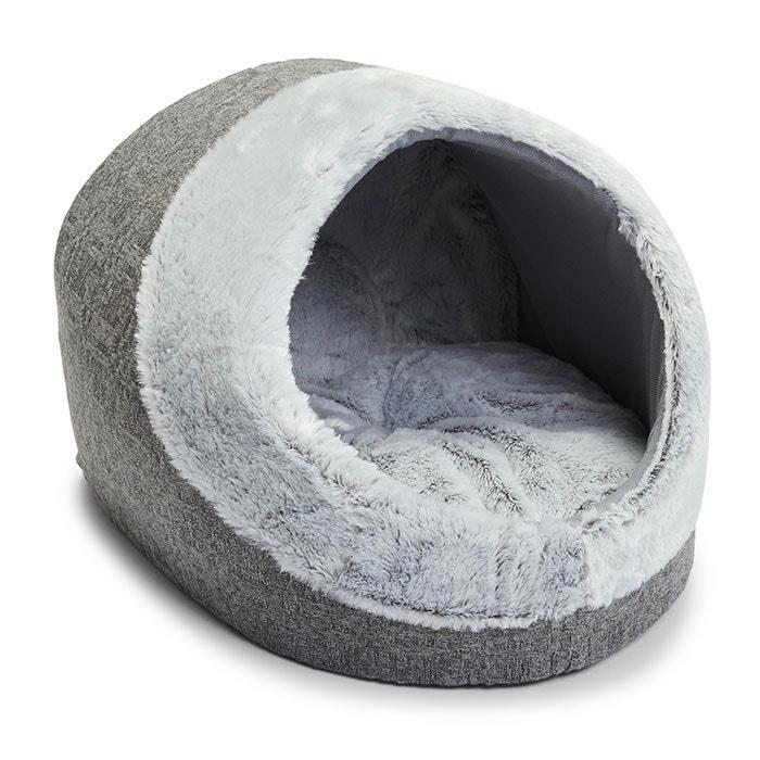 Kensington Igloo Cat Bed Grey 37X35X27Cm Cat