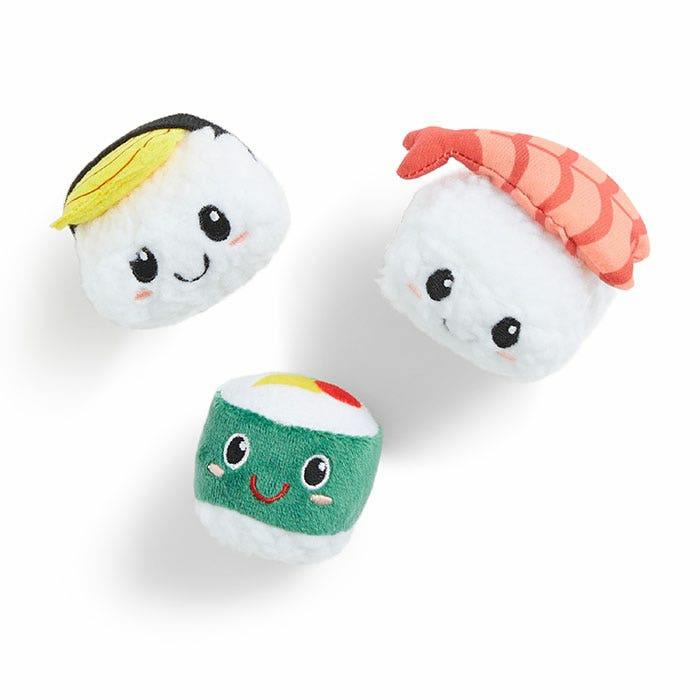 Kitty Kitchen Sushi Cat Toy 3Pk Cat