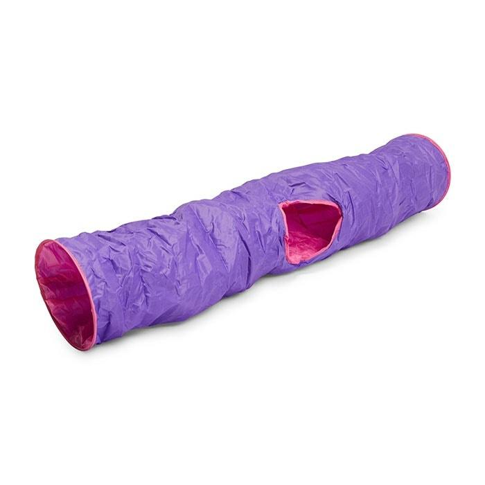 Kitty Tunnel Cat Toy Blue Purple Assorted Cat