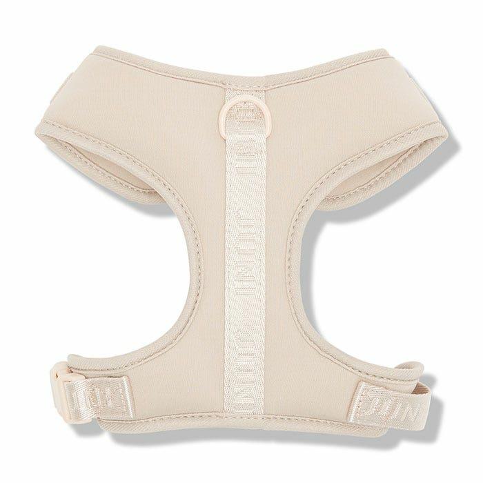 Logo Dog Harness Taupe Dog