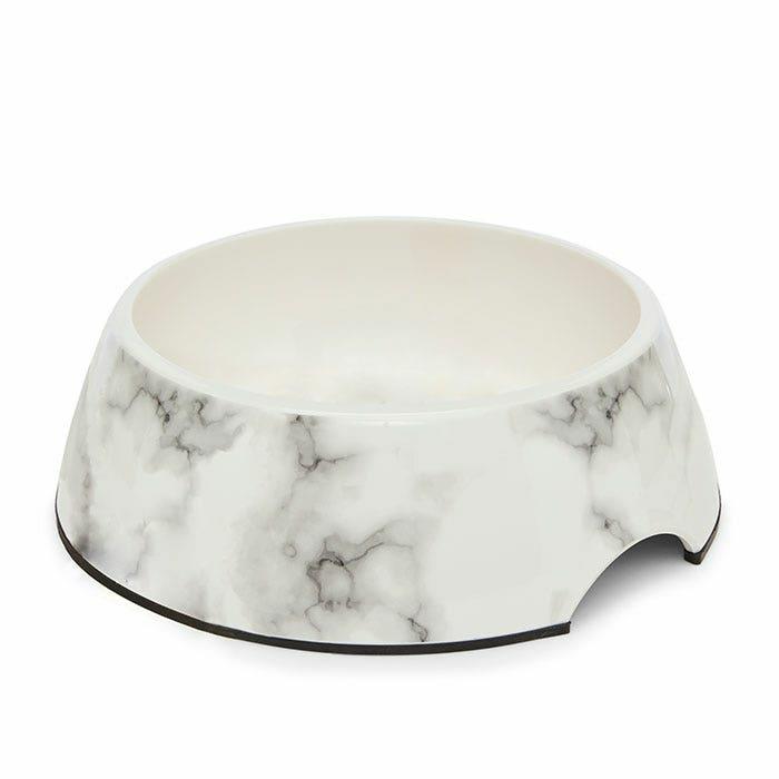 Marble Print Dog Bowl Dog