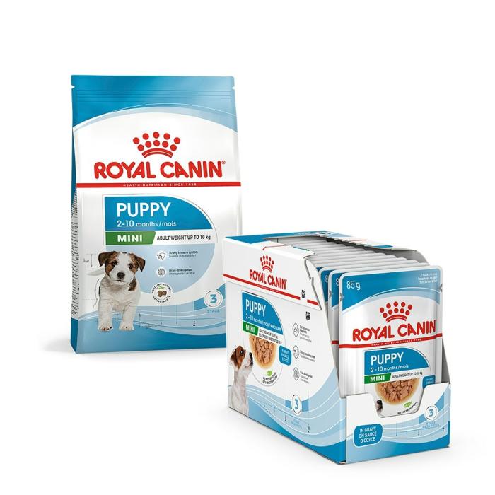 Mini Breed Bundle |  Puppy Food 800G &  Wet Puppy Food 85G X 12 Dog