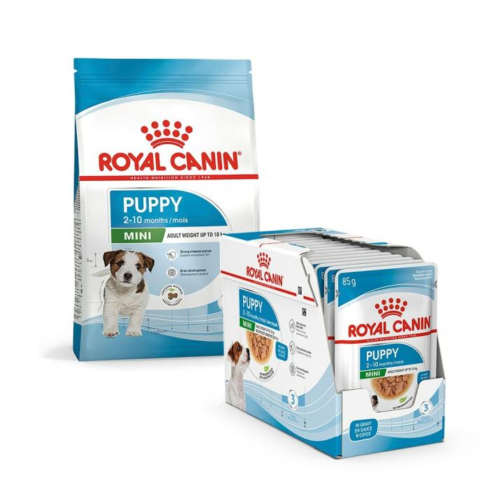 Mini Breed Bundle | Puppy Food 2Kg & Wet Puppy Food 85G X 12 Dog