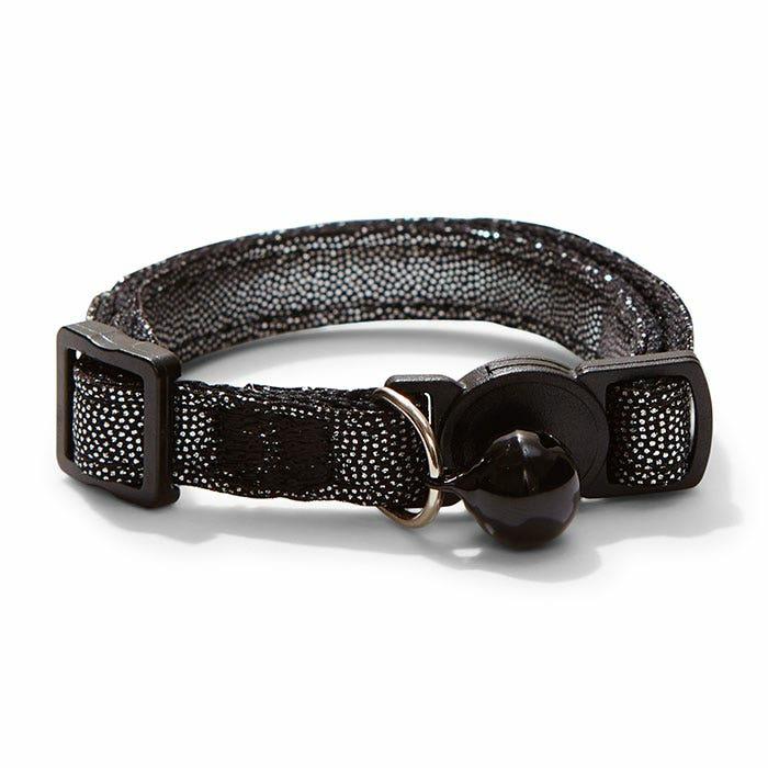 Nights Out Breakaway Cat Collar Black 20-30Cm Cat