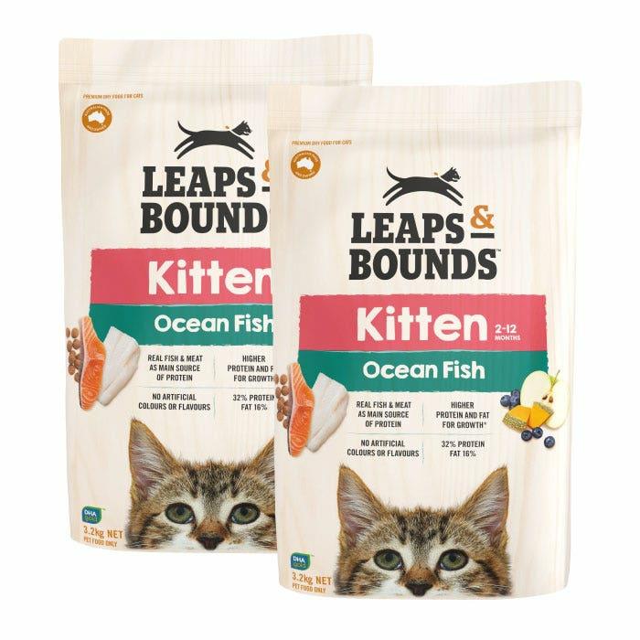 Ocean Fish Kitten Food 3.2Kgx2 Cat