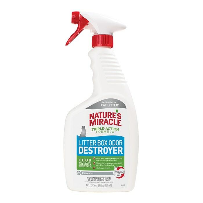 Odour Destroy Unscent Cat Litter Spry 709Ml Cat