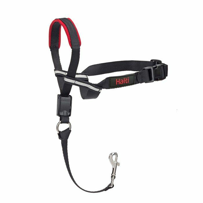 Optifit Dog Head Collar Black Dog