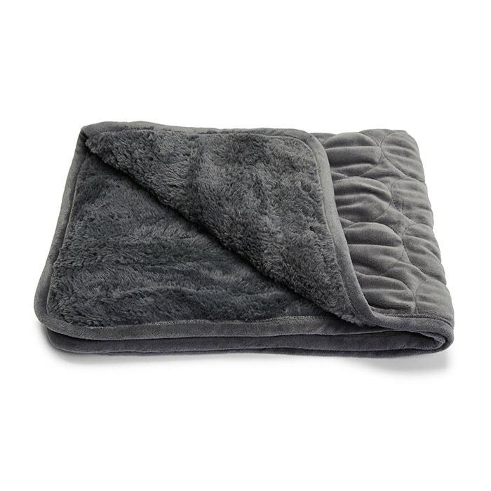 Plush Double Sided Pet Throw Charcoal 60X90Cm Cat