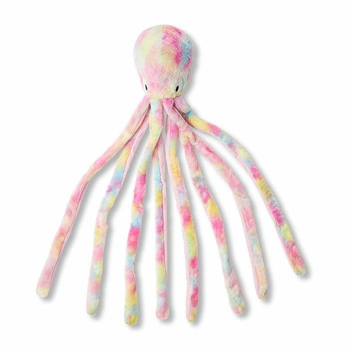 Plush Octopus Dog Toy Pink Xl Dog