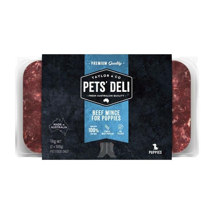 Premium Beef Fresh Puppy Mince 1Kg Dog