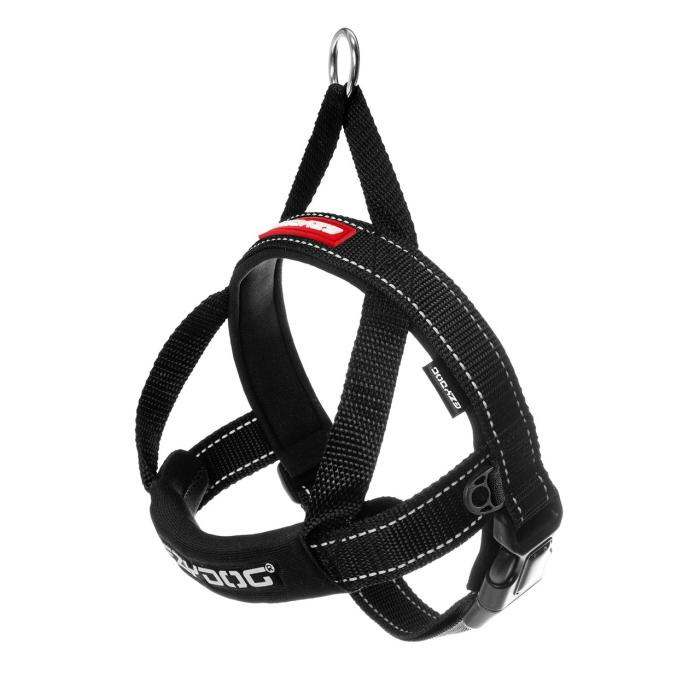 Quick Fit Dog Harness Black Dog