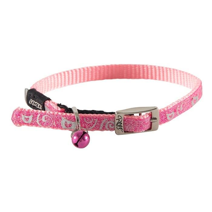 Reflective Cat Collar Pink Xsmall Cat