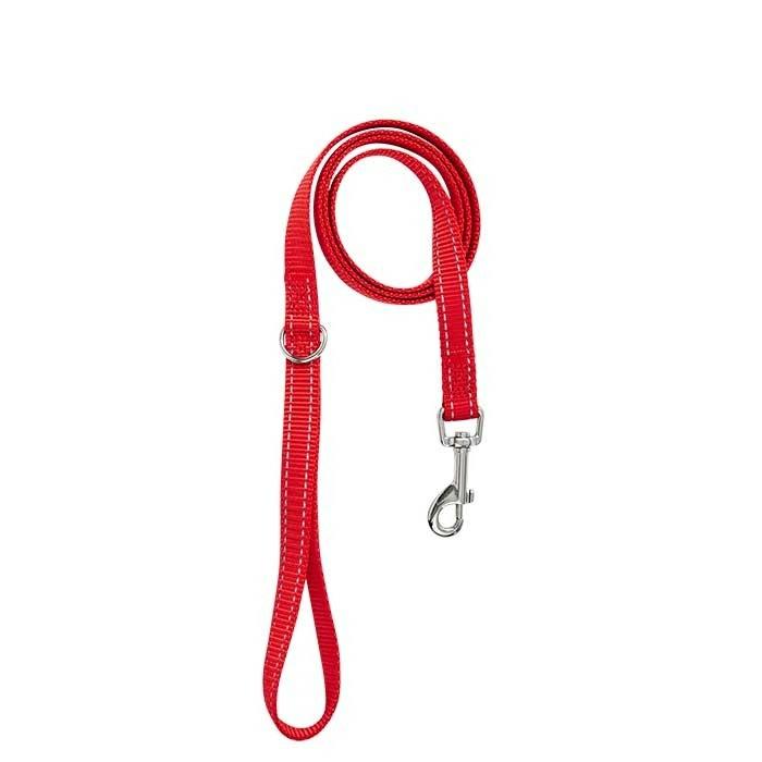 Reflective Dog Lead Red Dog