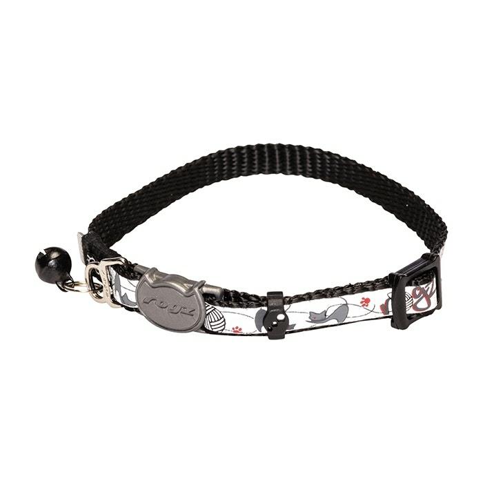 Reflectocat Safeloc Cat Collar Black Xsmall Cat