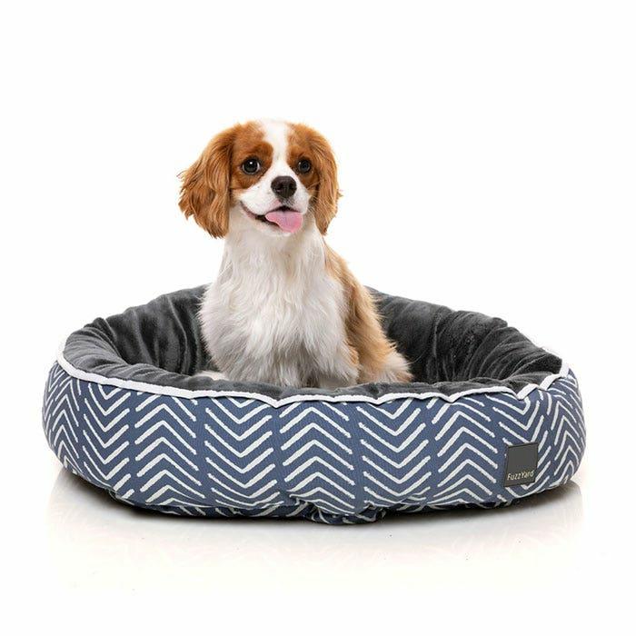 Sacaton Reversible Dog Basket Navy Dog