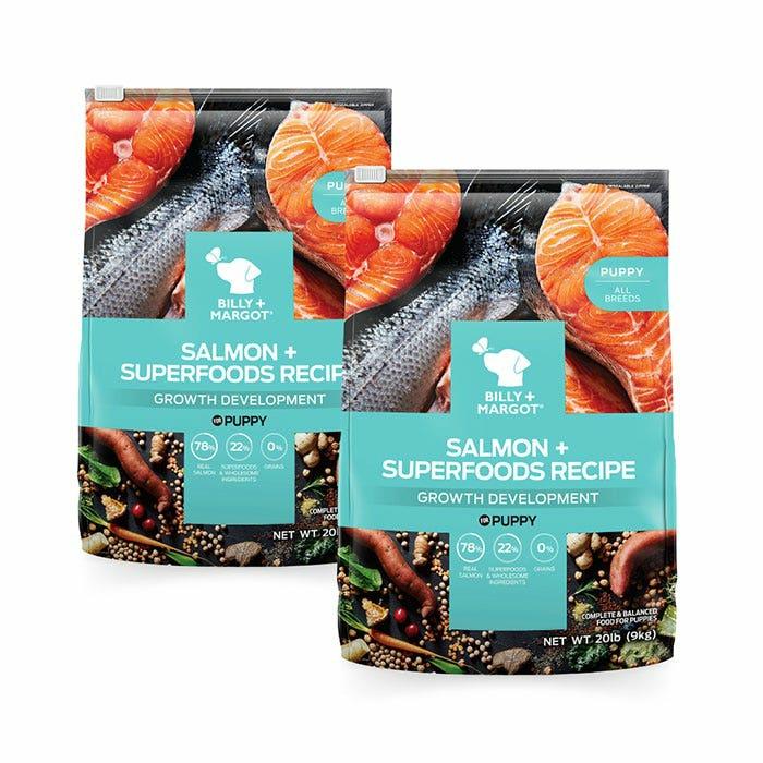 Salmon Superfood Puppy Food 9Kgx2 Dog