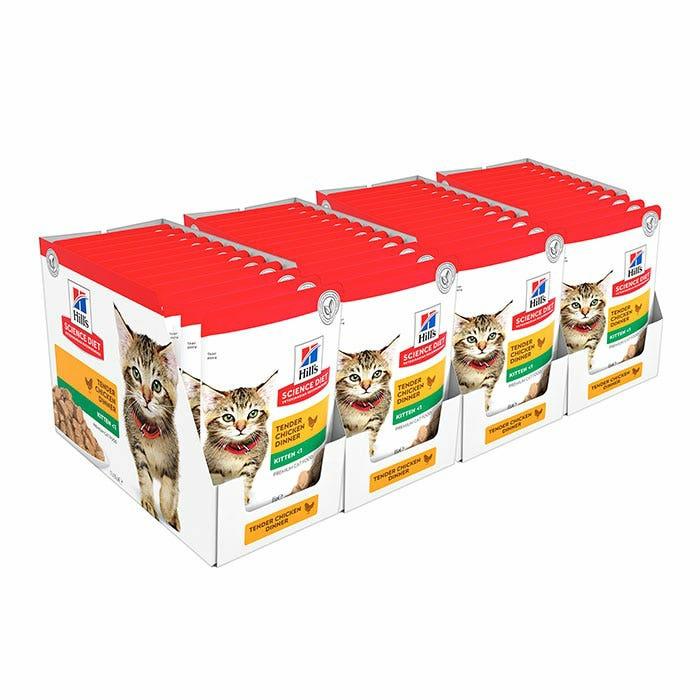 Science Diet Chicken Kitten Pouch 85G X 48 Cat