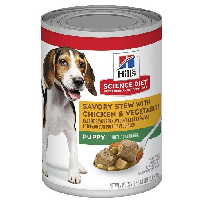 Science Diet Stewed Chicken & Vegetables Puppy Can 363G X 36 Dog