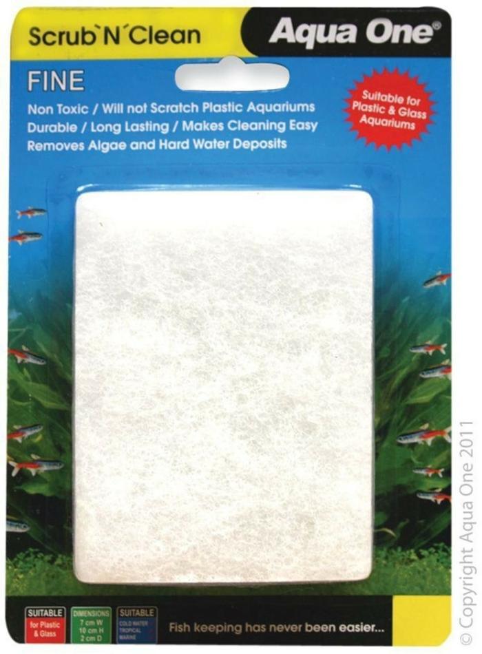 Scrub N Clean Fine Aquarium Algae Pad Small Fish