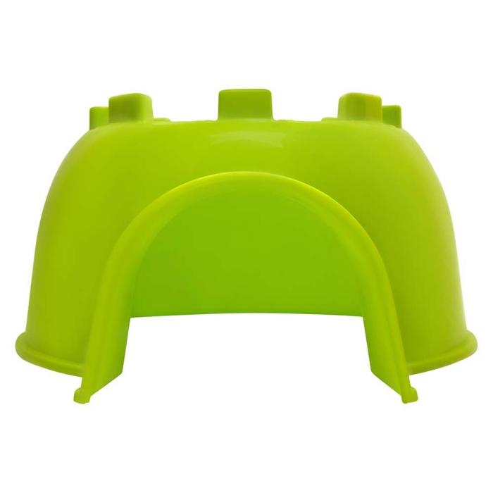 Small Animal Hide Plastic Igloo Green Large Accessories