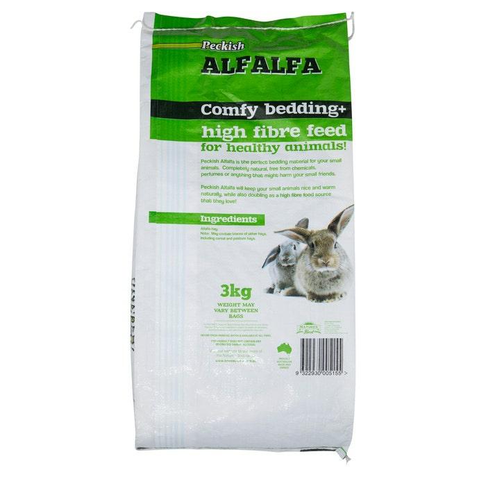 Small Pet Hay Alfalfa 3Kg Bedding, Hay & Straw