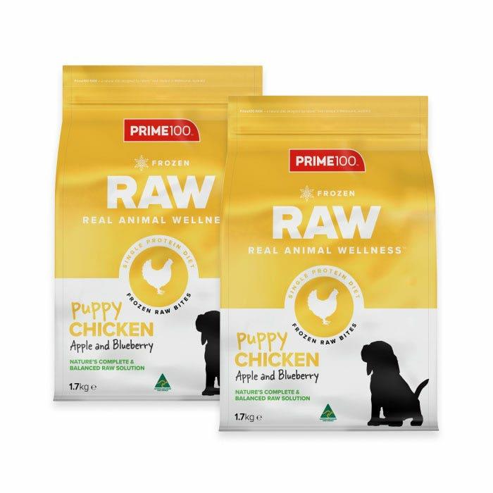 Spd Raw Chicken Apple & Blueberry Puppy Food 1.7Kgx2 Dog